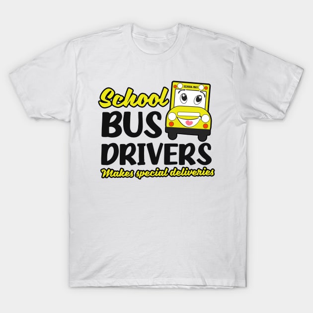 School Bus Shirt | Make Special Deliveries T-Shirt by Gawkclothing